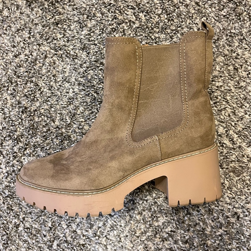 Target Taupe Ankle Booties